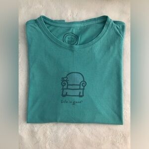Vintage Life is Good LS tee shirt